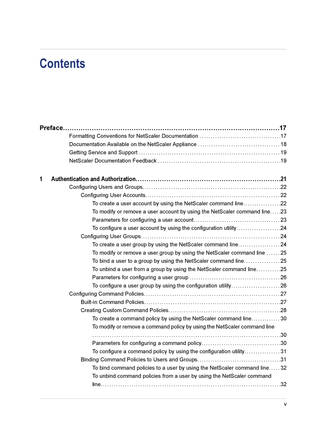 Citrix Systems CITRIX NETSCALER 9.3 manual Contents 