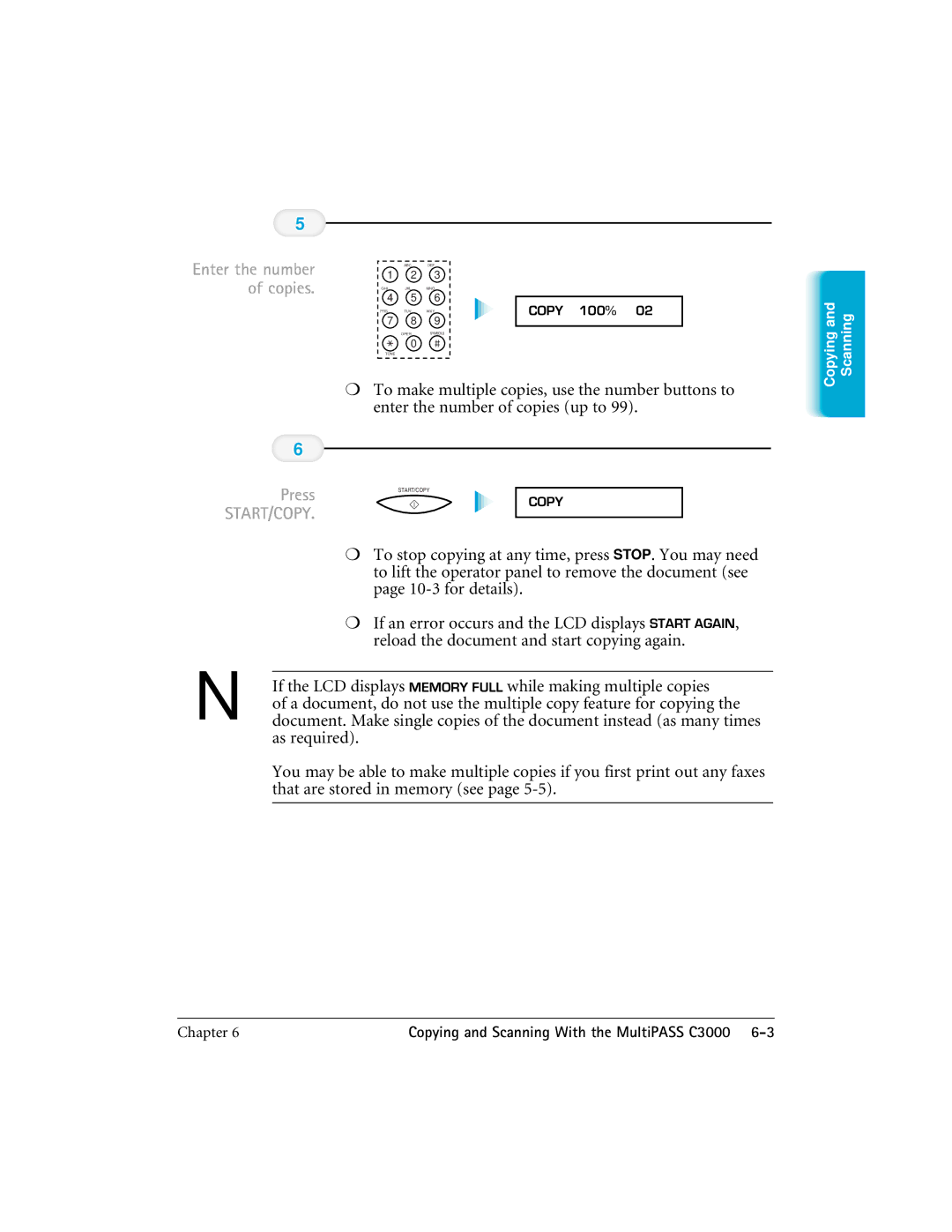 CK Electric Part C3000 manual Enter the number of copies 