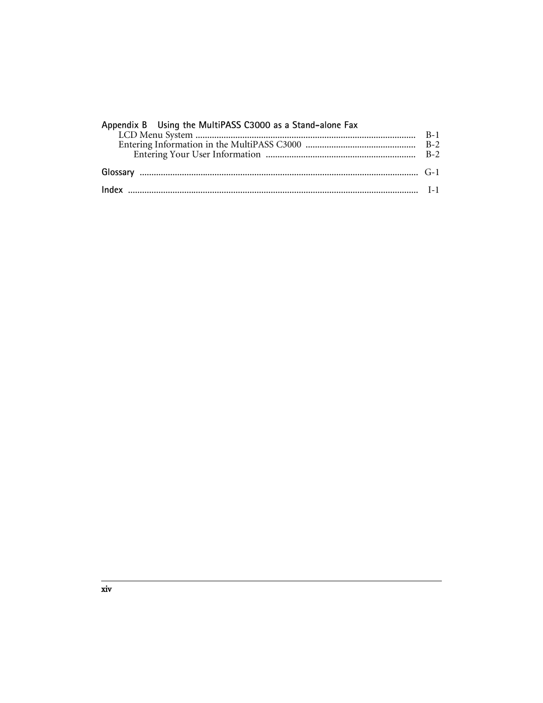 CK Electric Part manual Appendix B Using the MultiPASS C3000 as a Stand-alone Fax, Entering Your User Information 