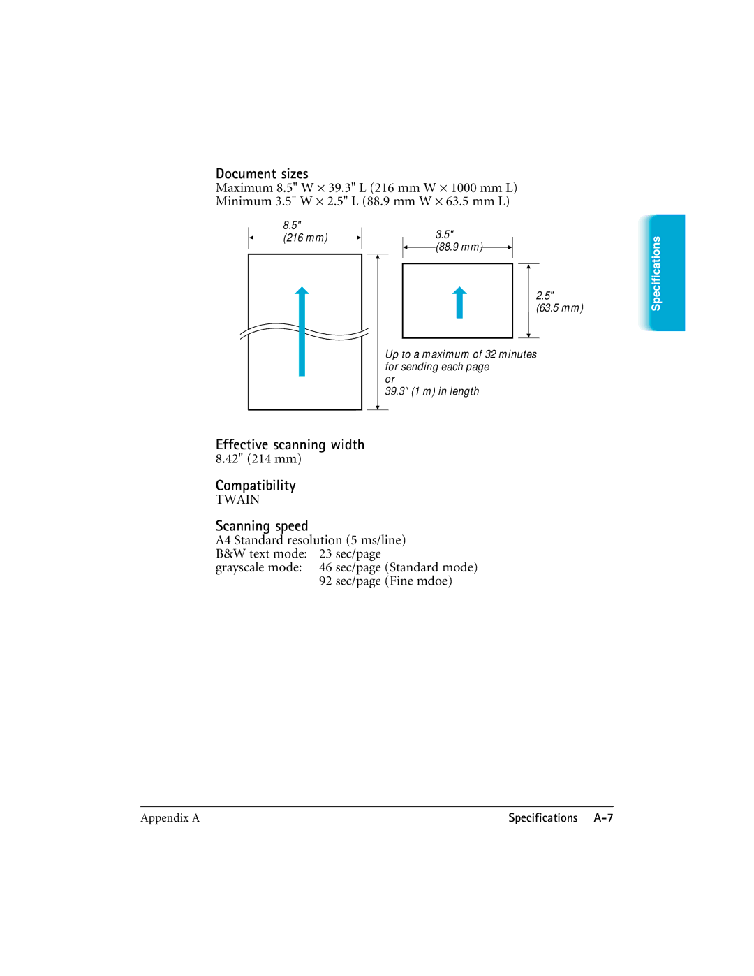 CK Electric Part C3000 manual Document sizes, 42 214 mm 