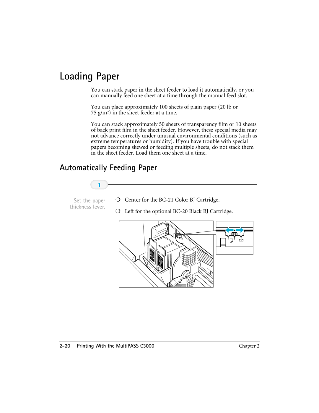 CK Electric Part C3000 manual Loading Paper, Automatically Feeding Paper 