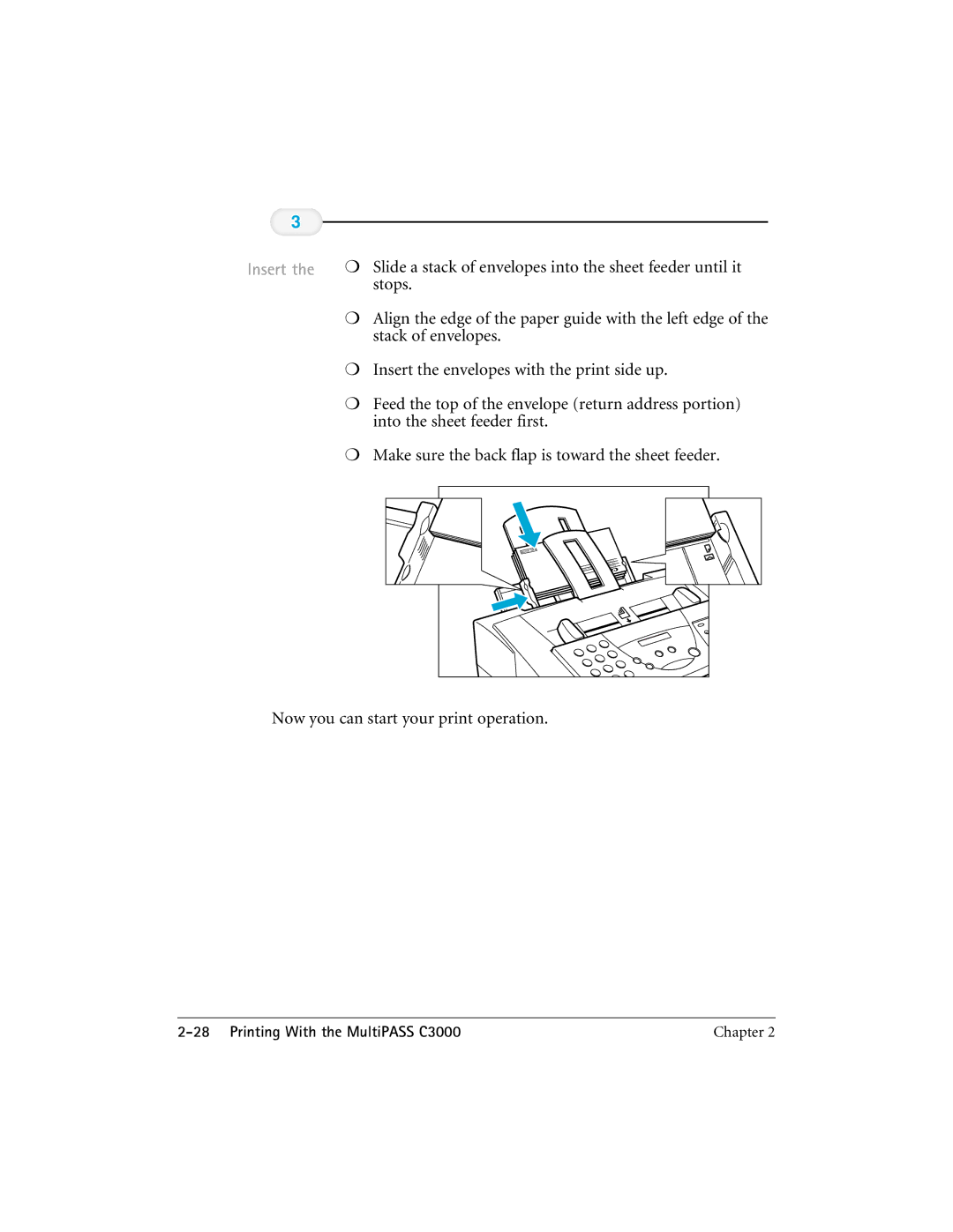 CK Electric Part C3000 manual Insert, Stops, Now you can start your print operation 