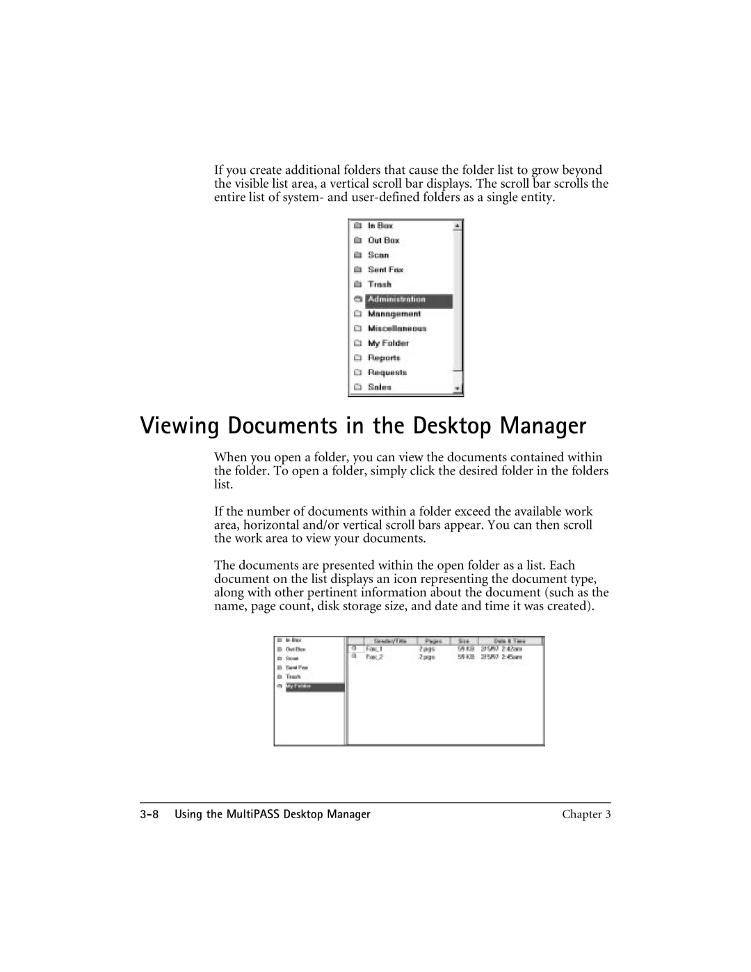 CK Electric Part C3000 manual Viewing Documents in the Desktop Manager 