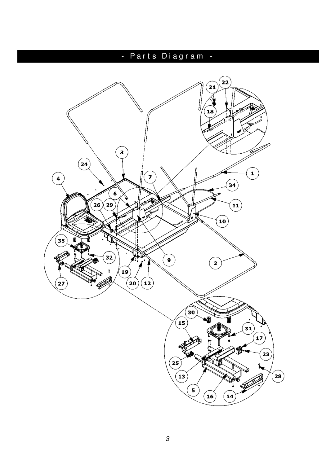 Clam Corp 8 0 9 7 manual Parts Diagram 