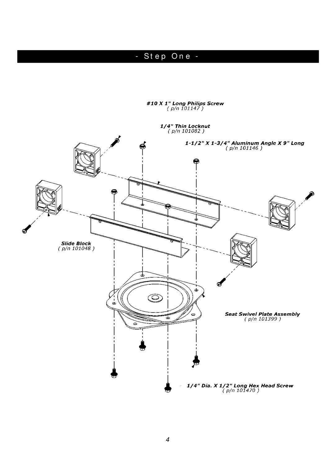 Clam Corp 8 0 9 7 manual Step One 