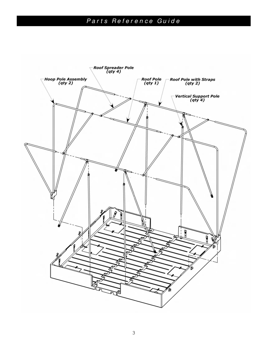 Clam Corp 8 0 9 9 manual Parts Reference Guide 