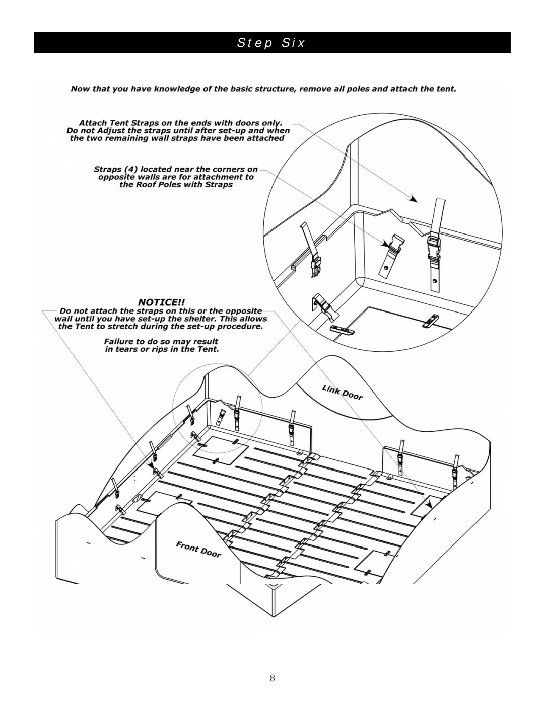 Clam Corp 8 0 9 9 manual Step Six 