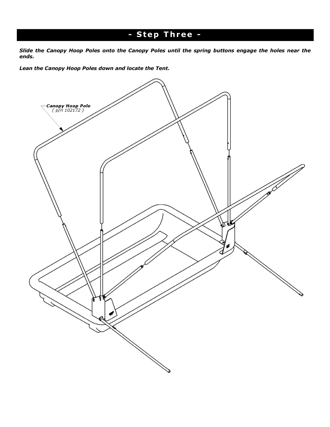 Clam Corp 8060 manual Step Three 