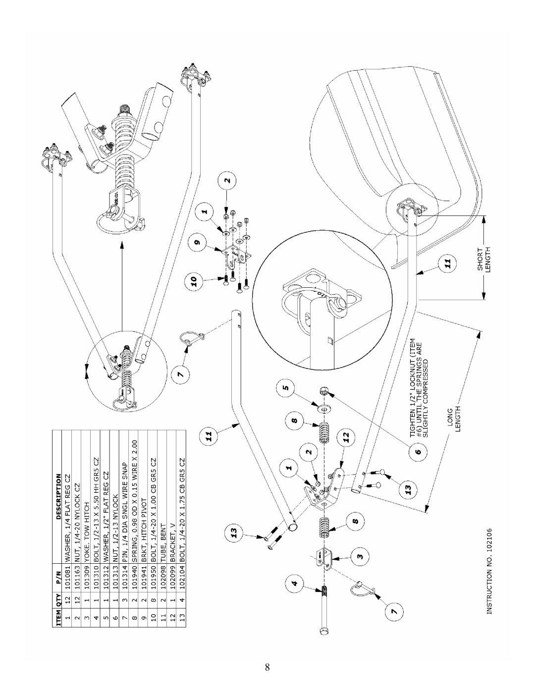 Clam Corp 8060 manual 