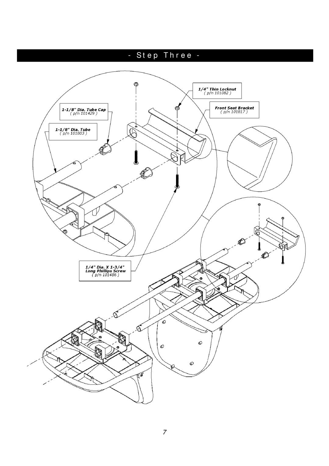 Clam Corp 8235 manual Step Three 