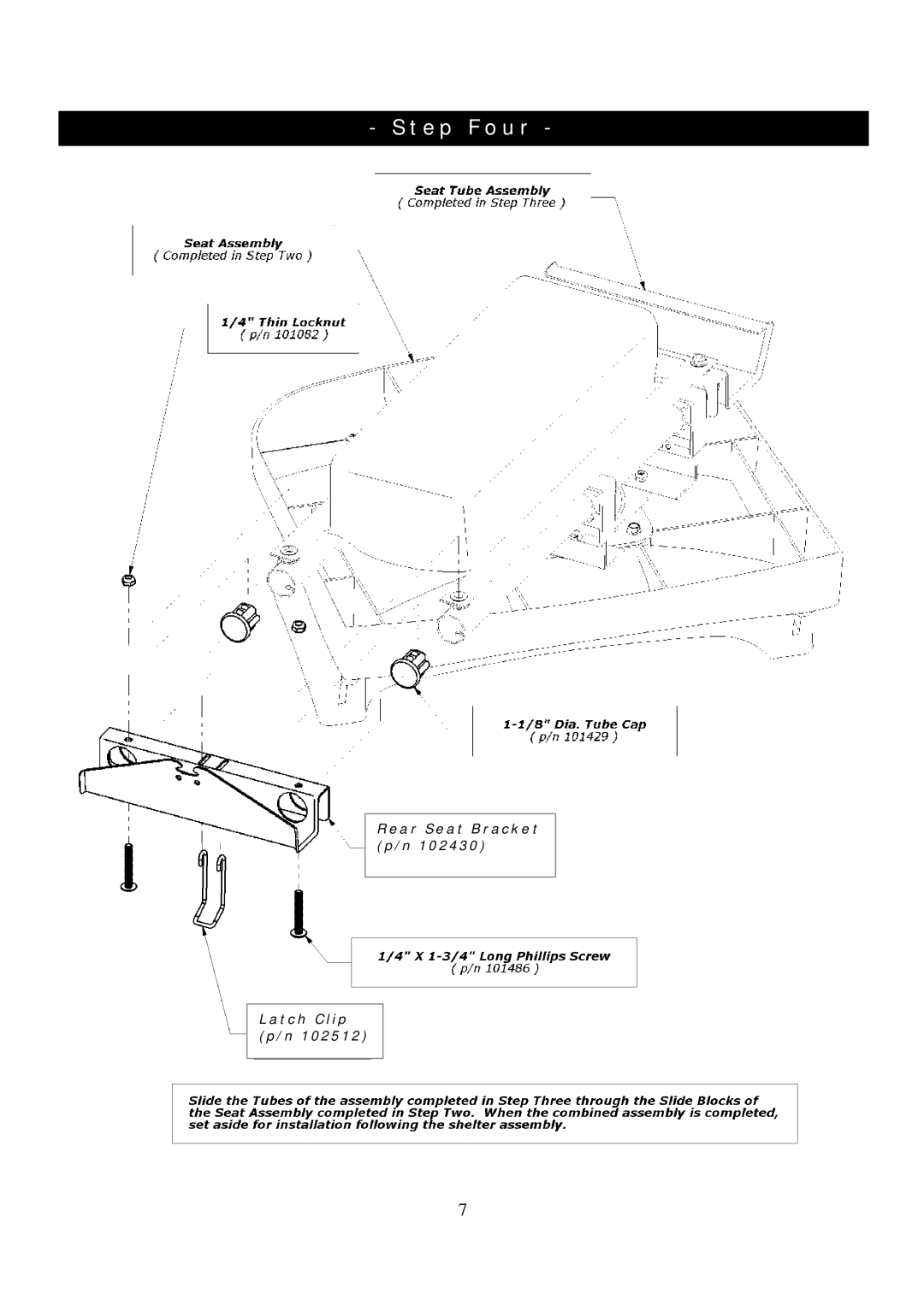 Clam Corp 8237 manual Step Four 