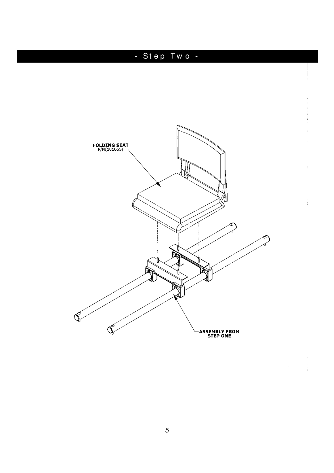 Clam Corp 8244 manual Step Two 