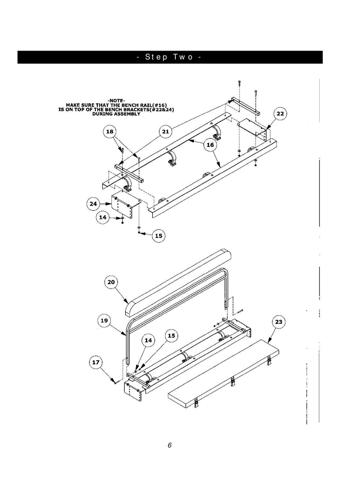 Clam Corp 8323 manual Step Two 