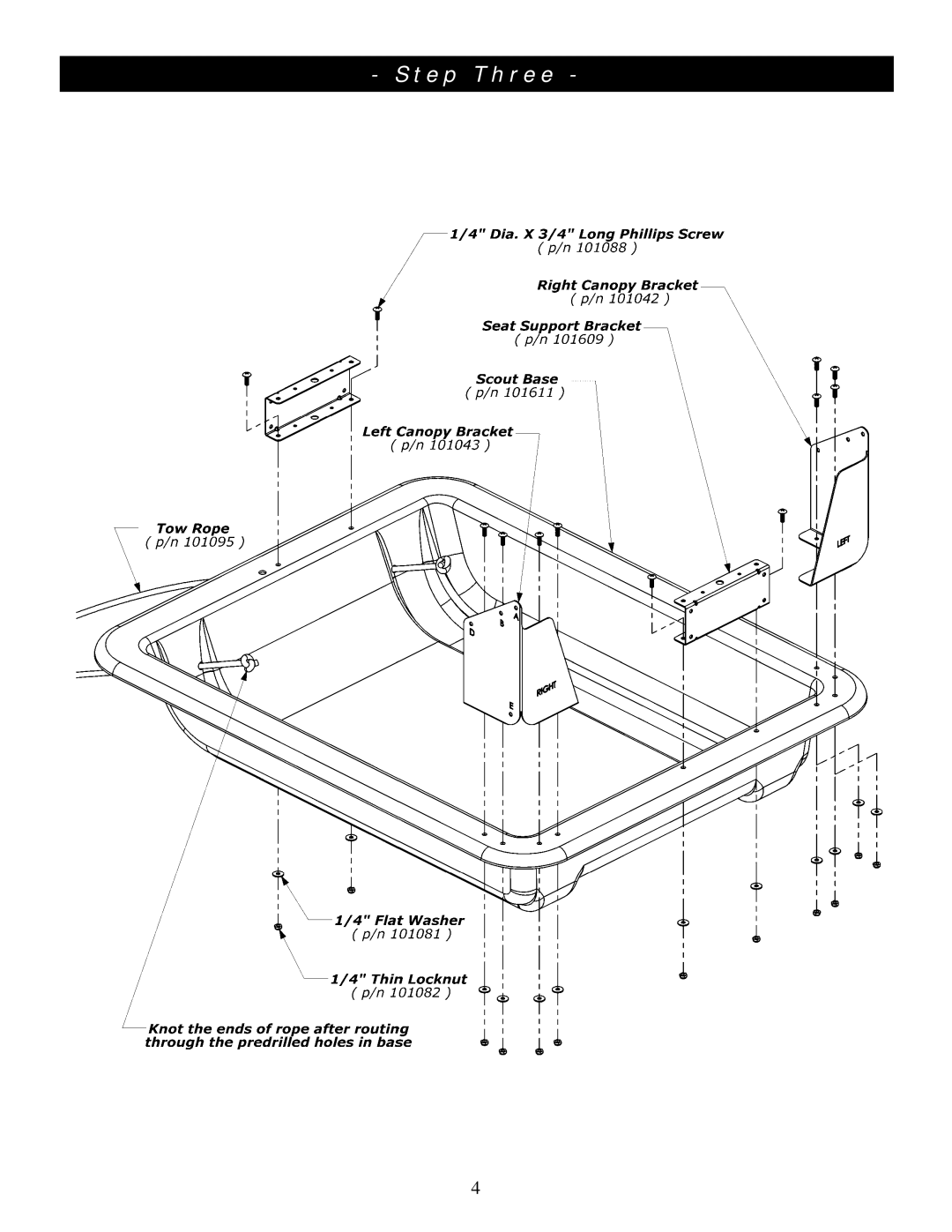 Clam Corp 8836 manual Step Three 