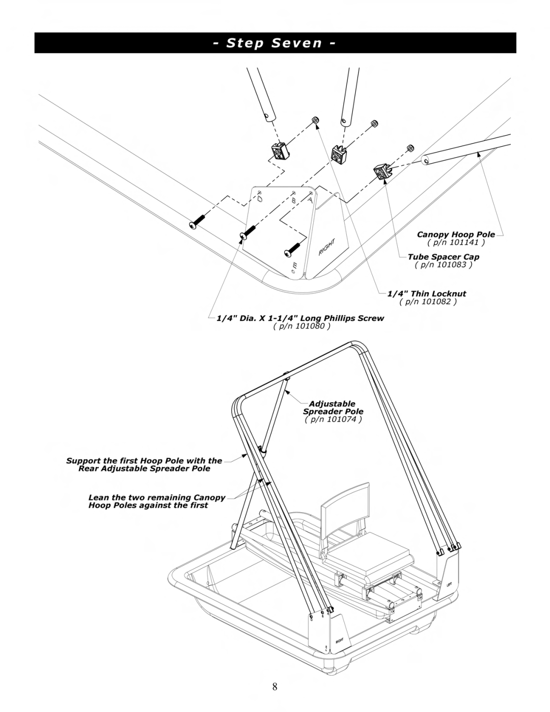 Clam Corp 8836 manual 