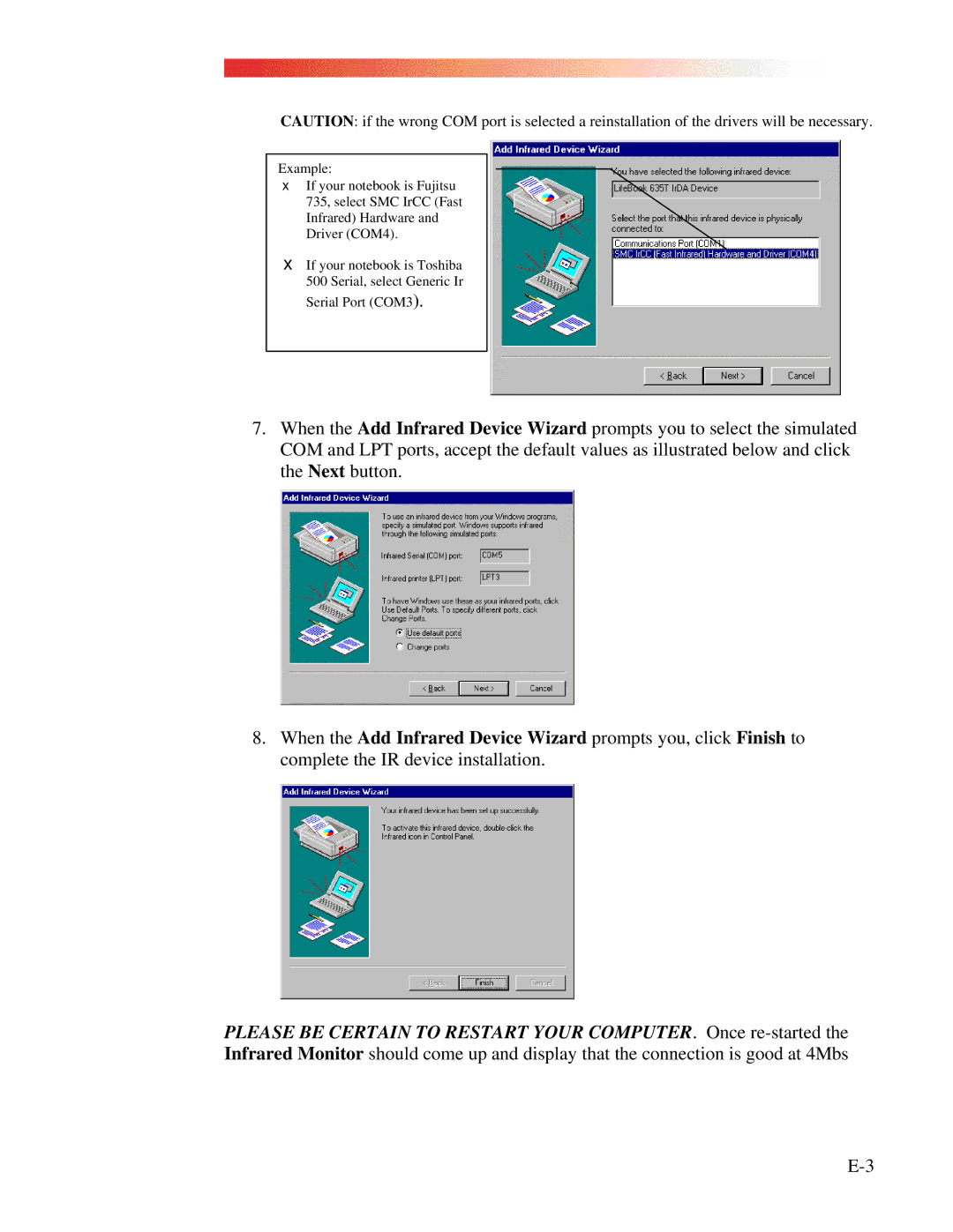 Clarinet Systems EthIR LAN manual 