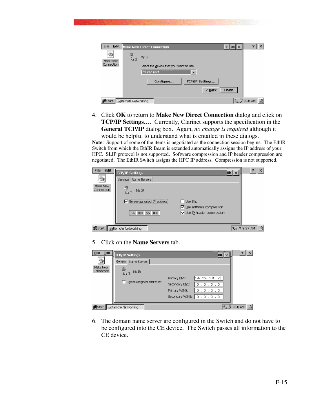 Clarinet Systems EthIR LAN manual 