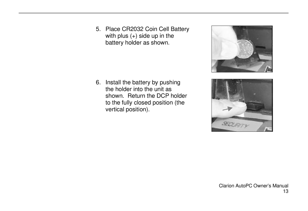 Clarion 310C owner manual 