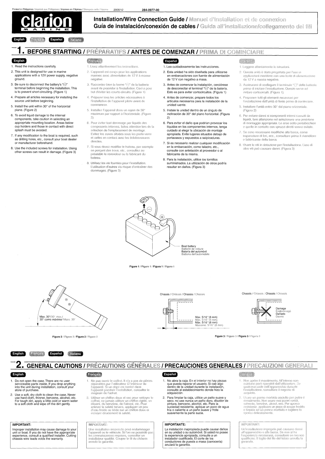 Clarion CMD5 manual 11III 