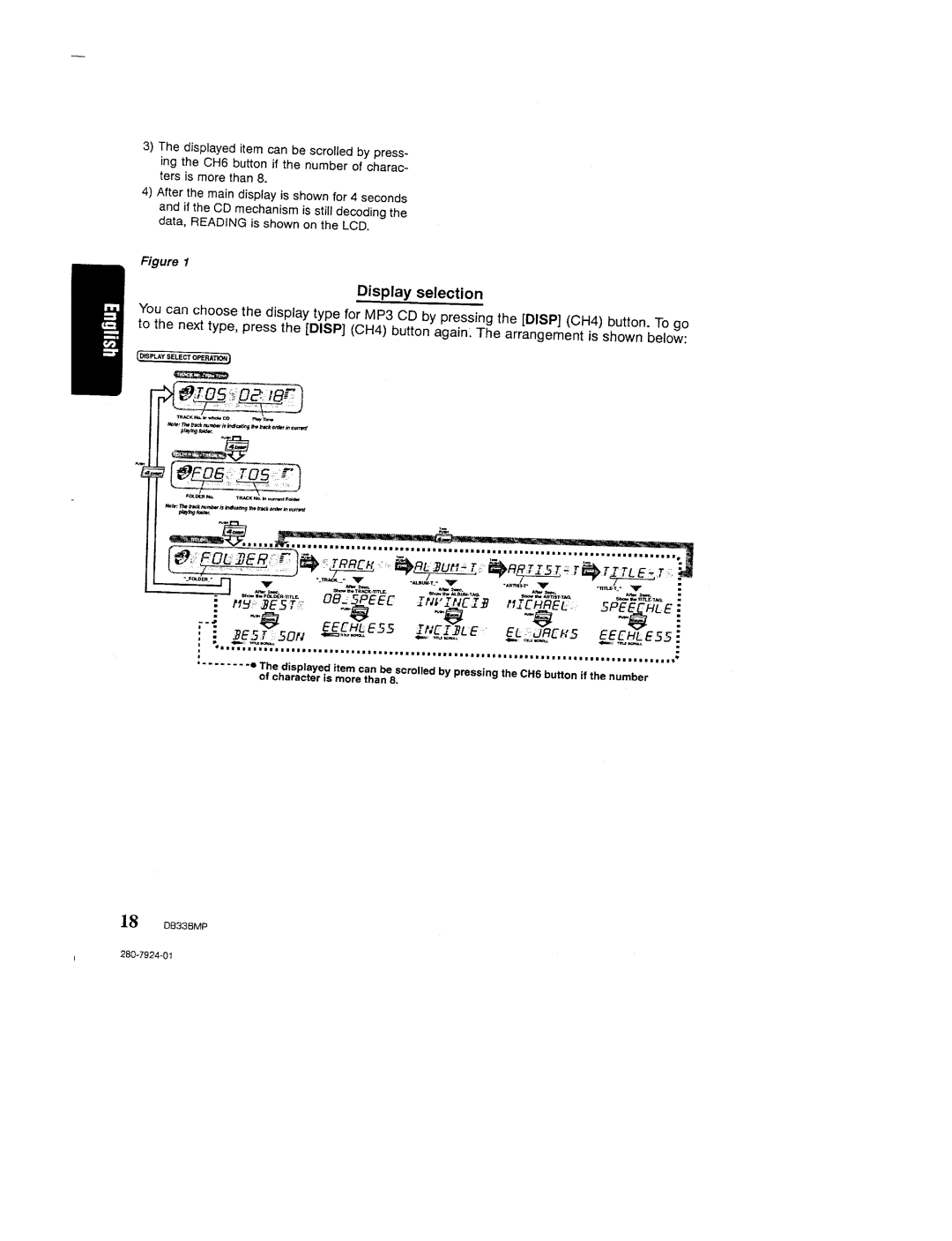 Clarion DB336MP manual 