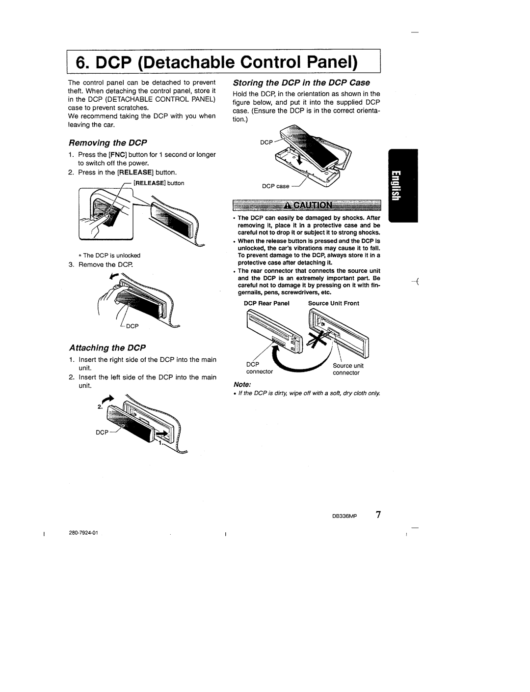 Clarion DB336MP manual 