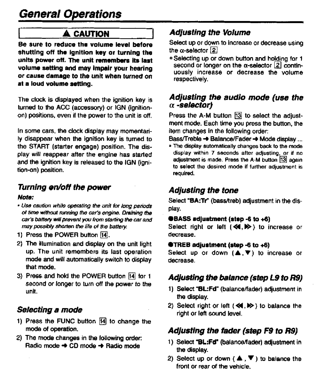 Clarion drb2475, drb3475 manual 