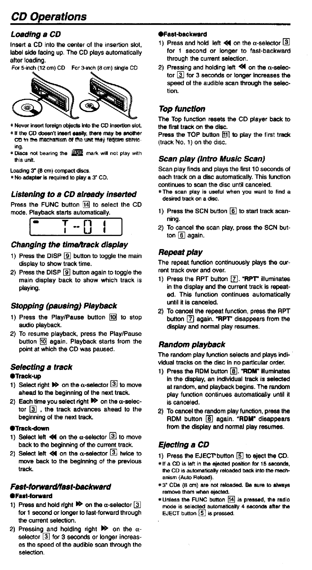 Clarion drb2475, drb3475 manual 