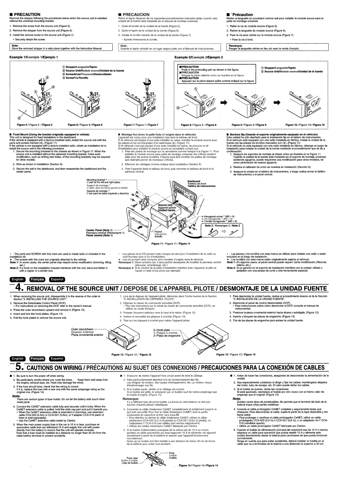 Clarion DXZ845MC owner manual 