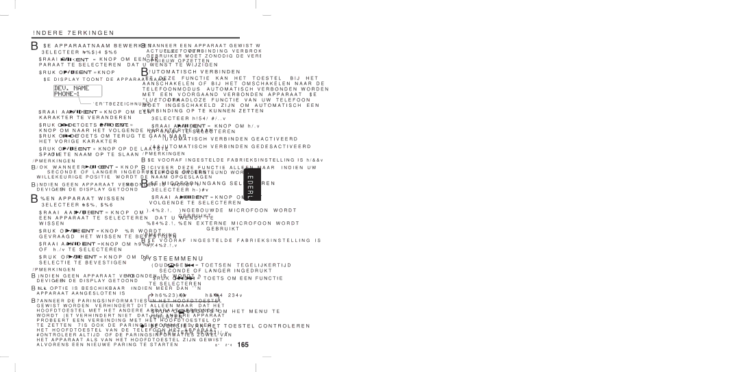 Clarion FB278RBT manual Systeemmenu, Version, Fact. Rst 