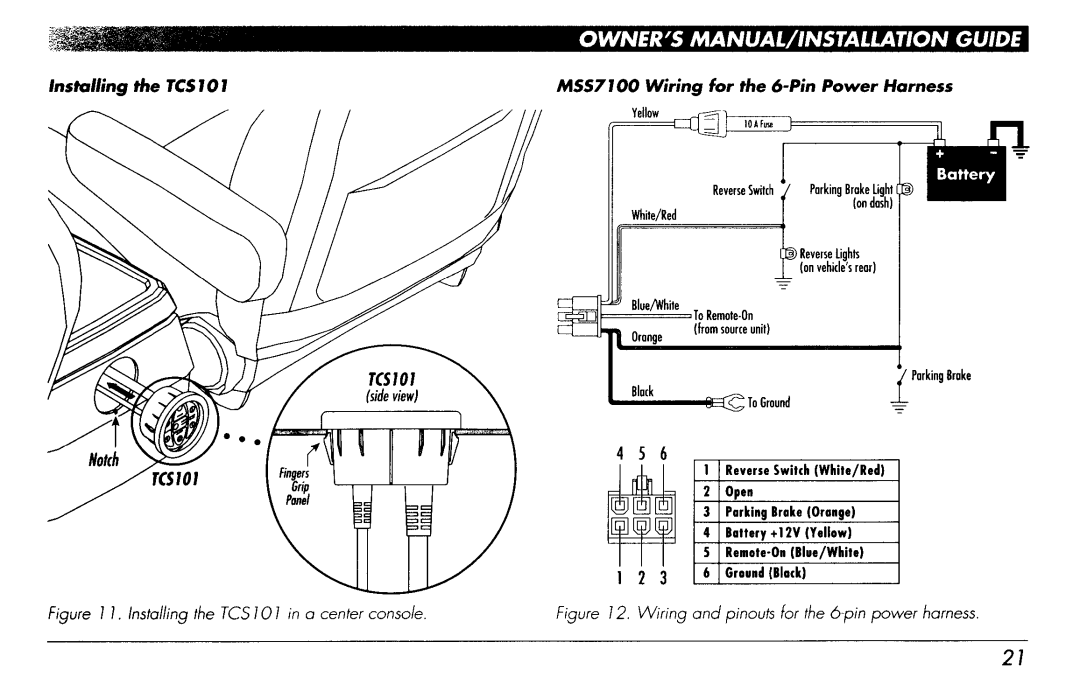 Clarion MSS7100 manual 
