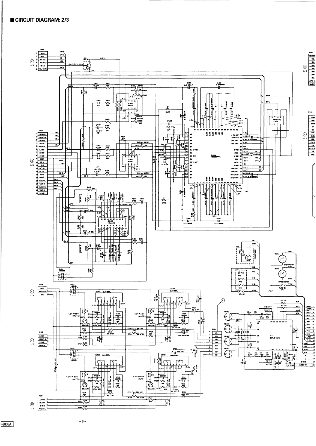 Clarion PU-9836A service manual 