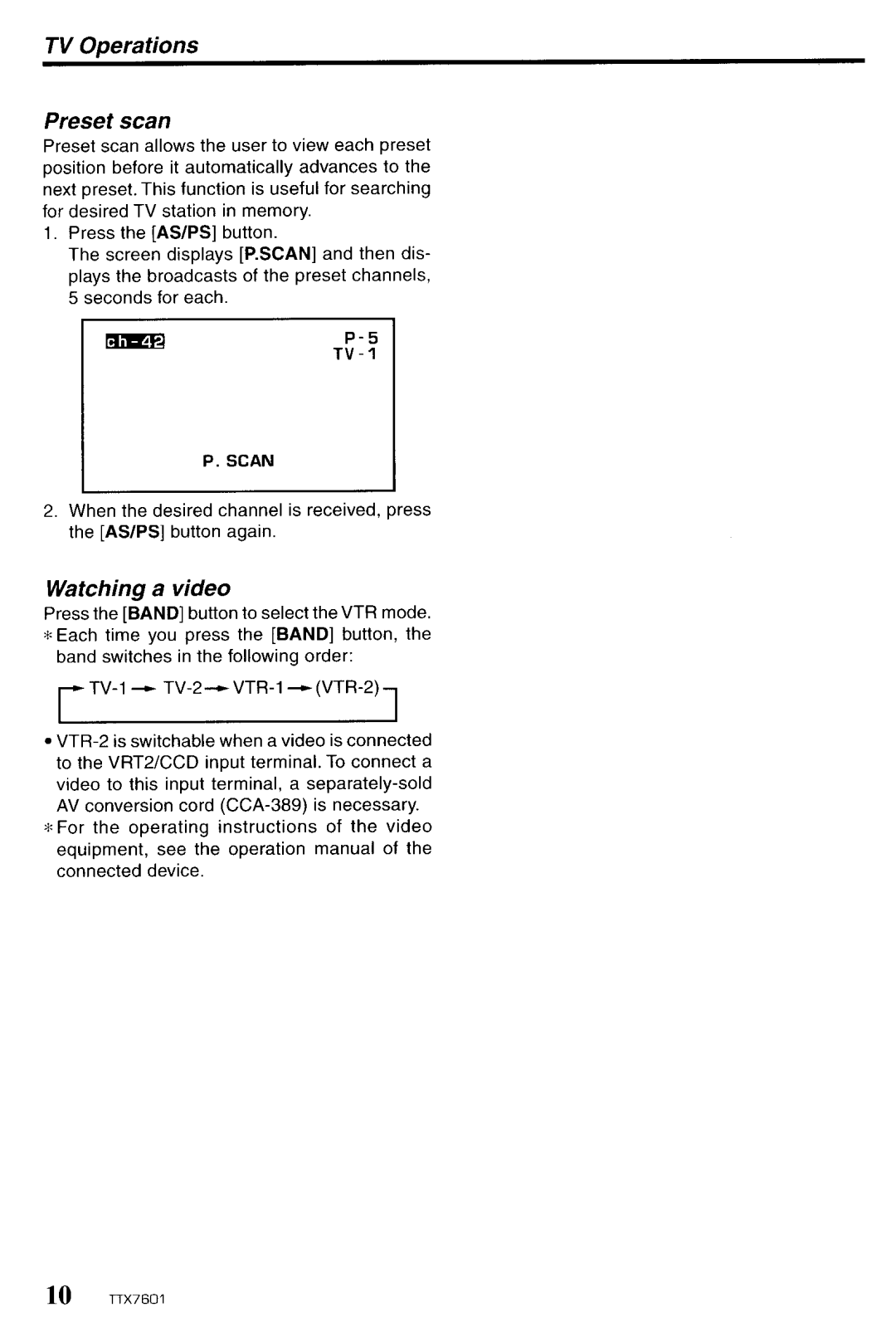 Clarion TTX7601 manual 