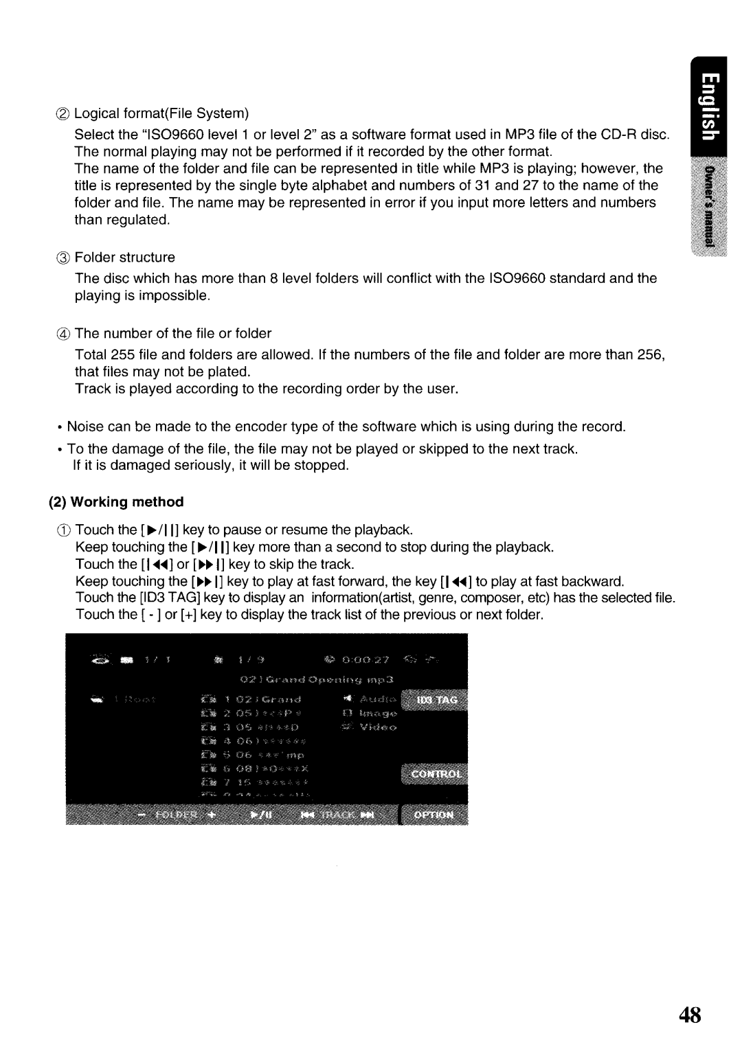 Clarion VRX575USB owner manual Working method 