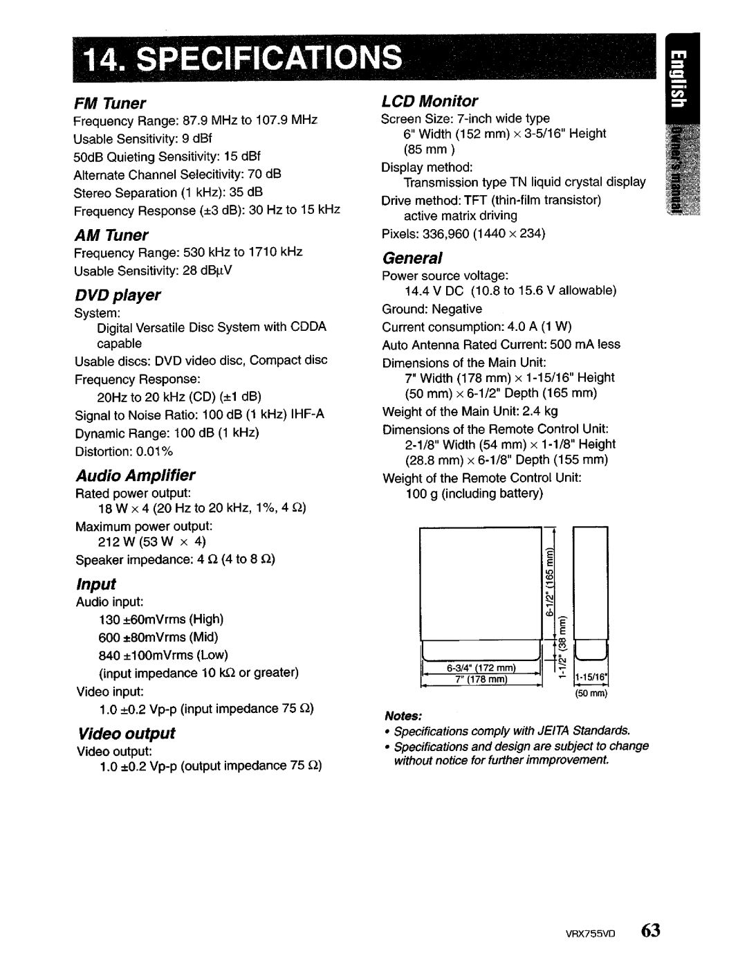 Clarion VRX755VD manual 