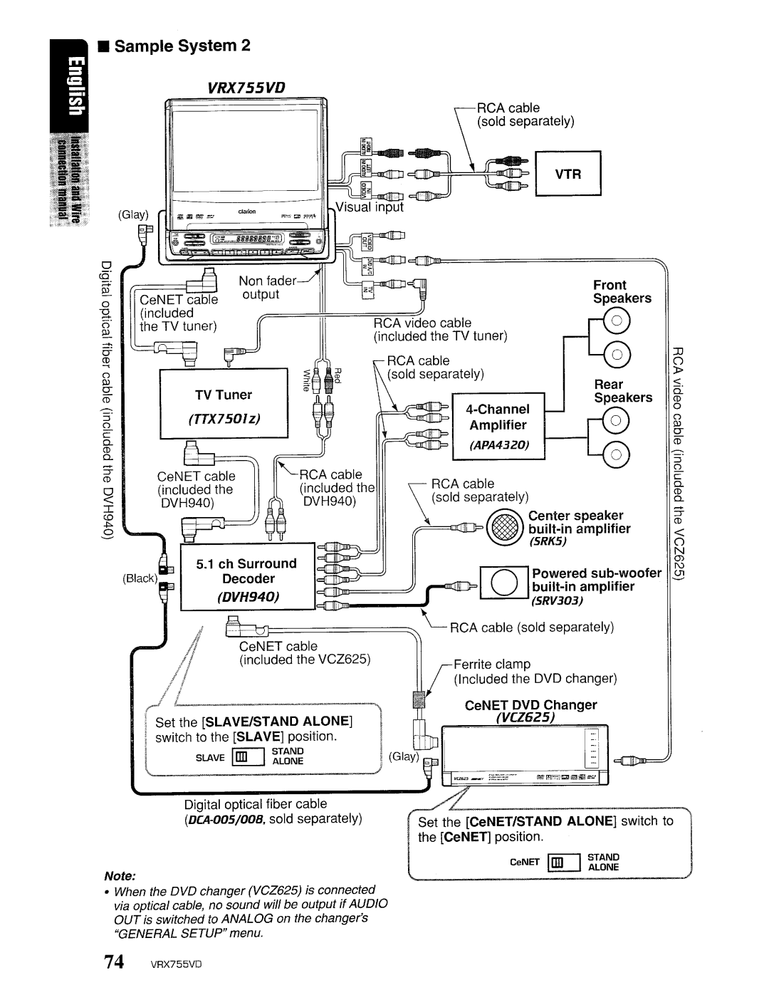 Clarion VRX755VD manual 