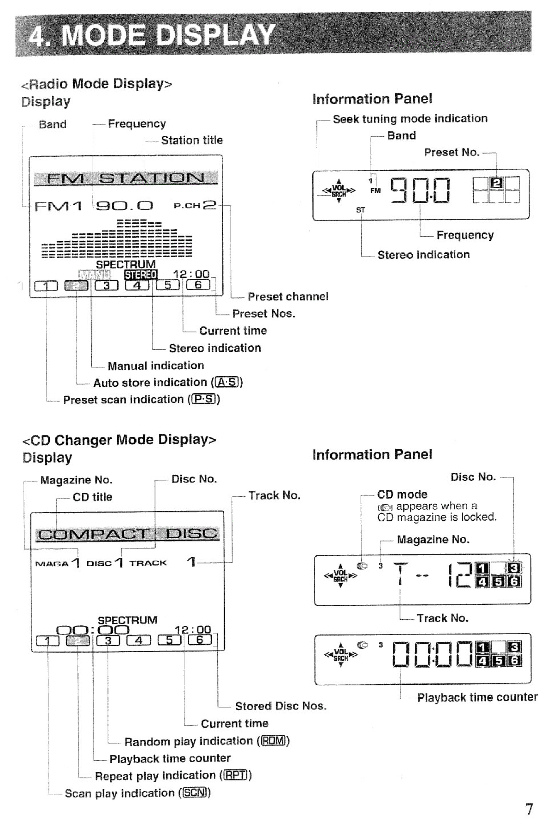 Clarion VRX8271 manual 