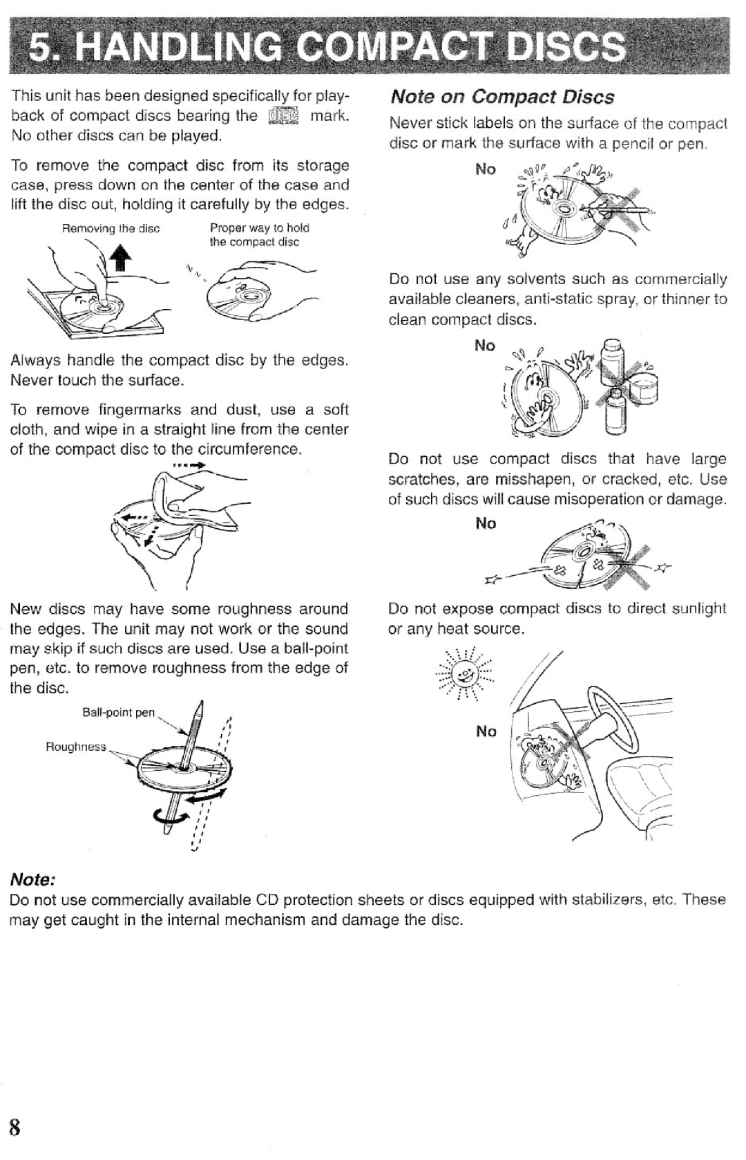 Clarion VRX8271 manual 