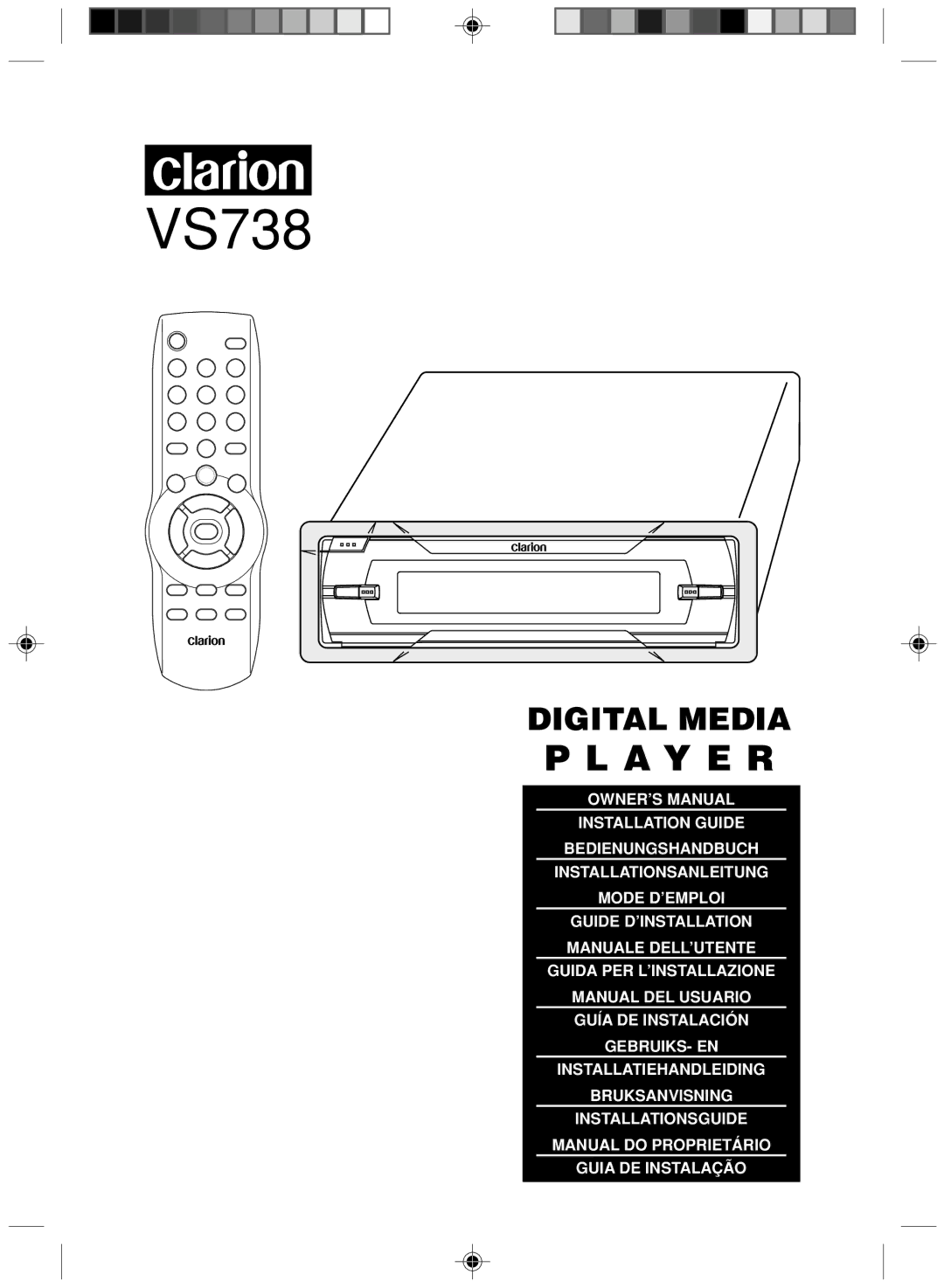 Clarion VS738 owner manual 