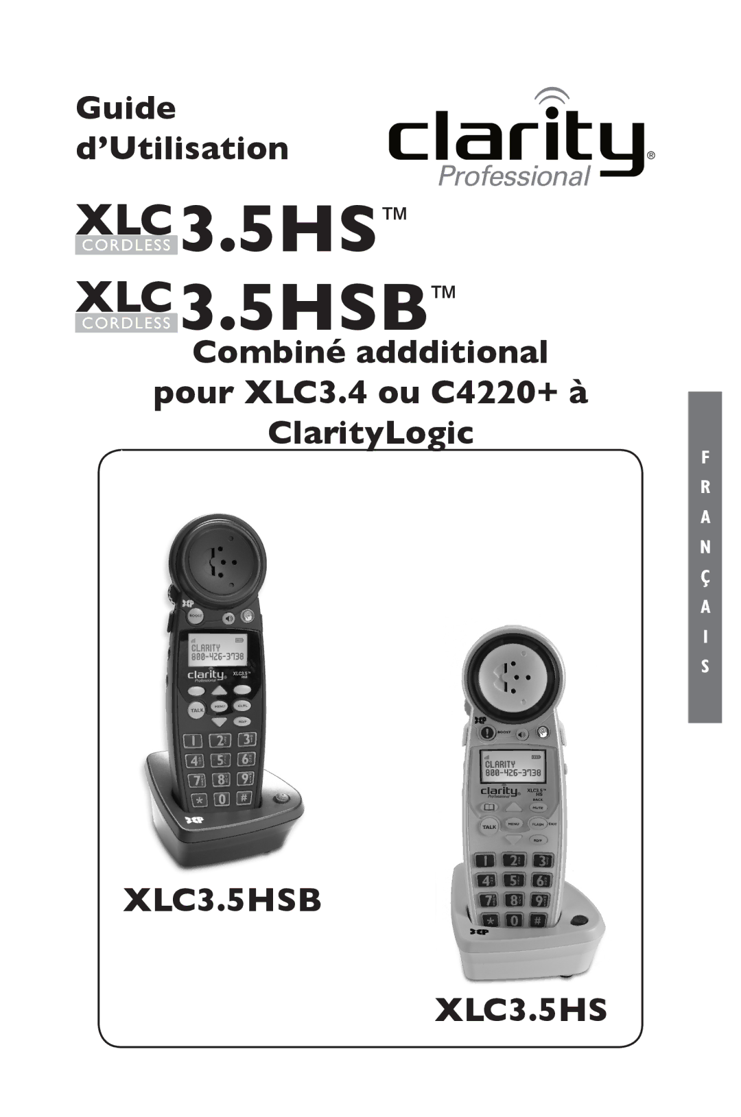 Clarity manual XLC3.5HSB 