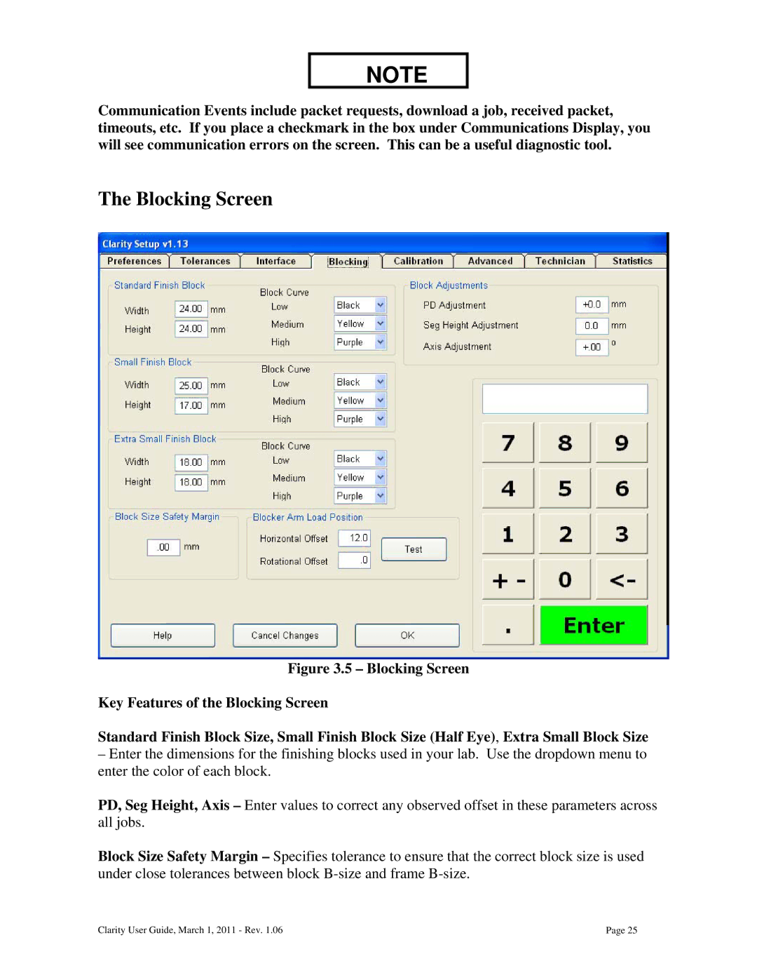 Clarity 87392-11 manual Blocking Screen 