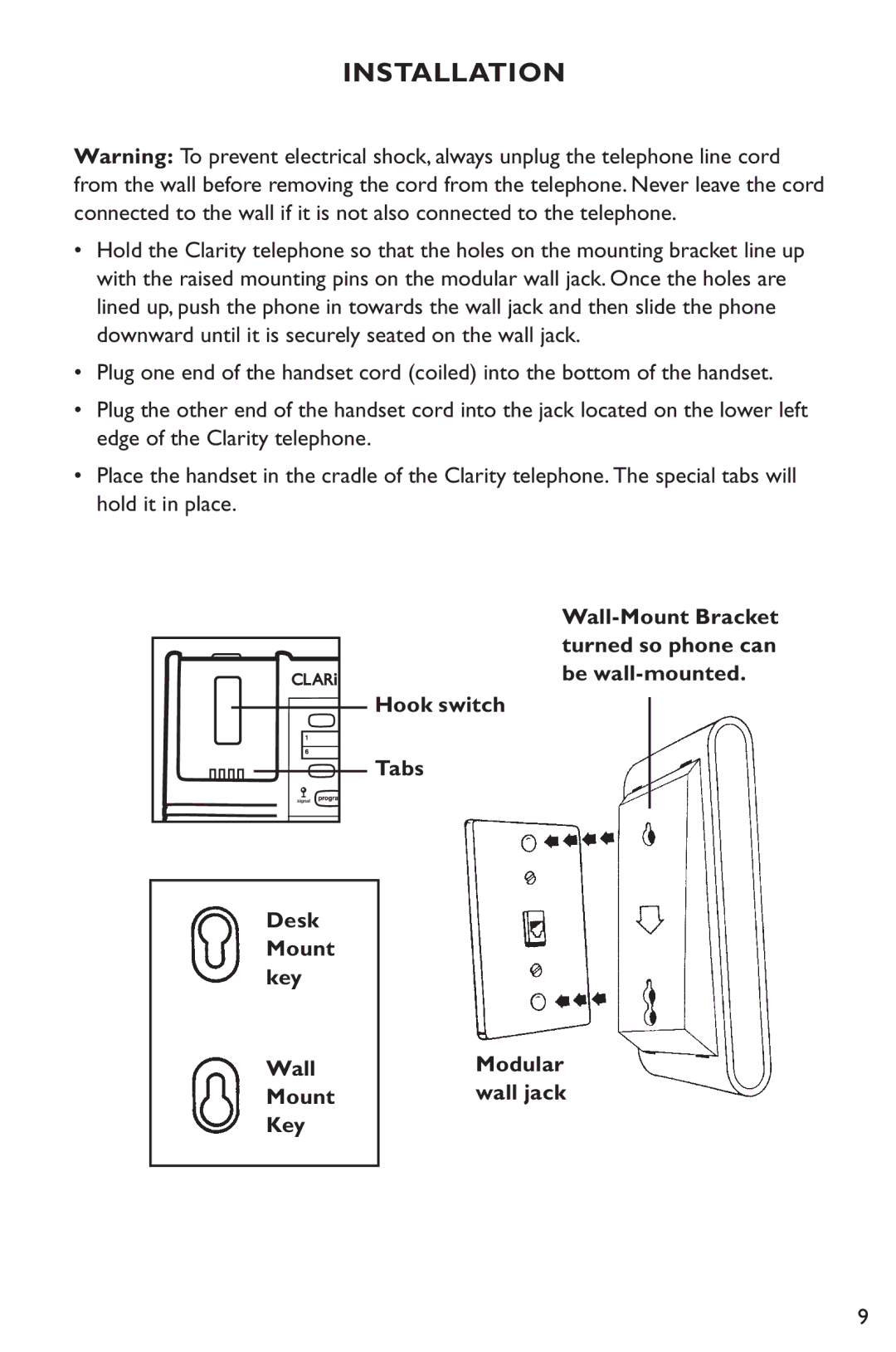 Clarity C1000 manual Signal 