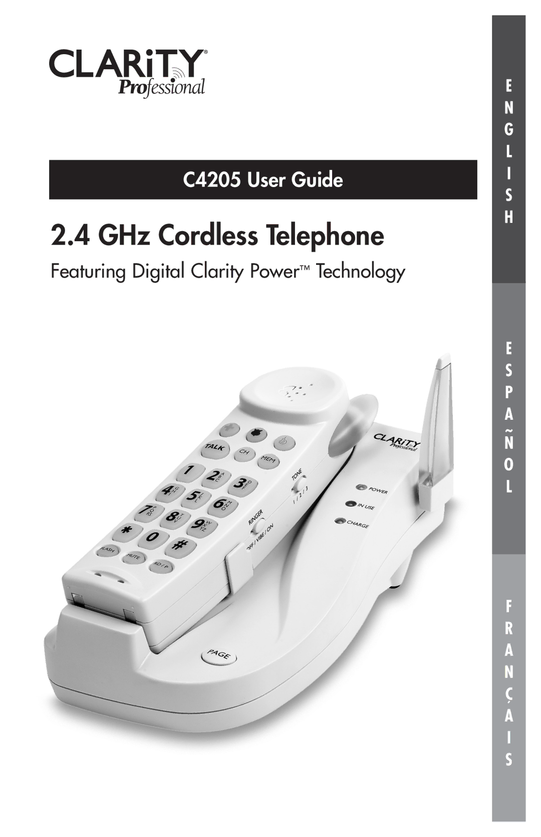 Clarity C4205 manual GHz Cordless Telephone 