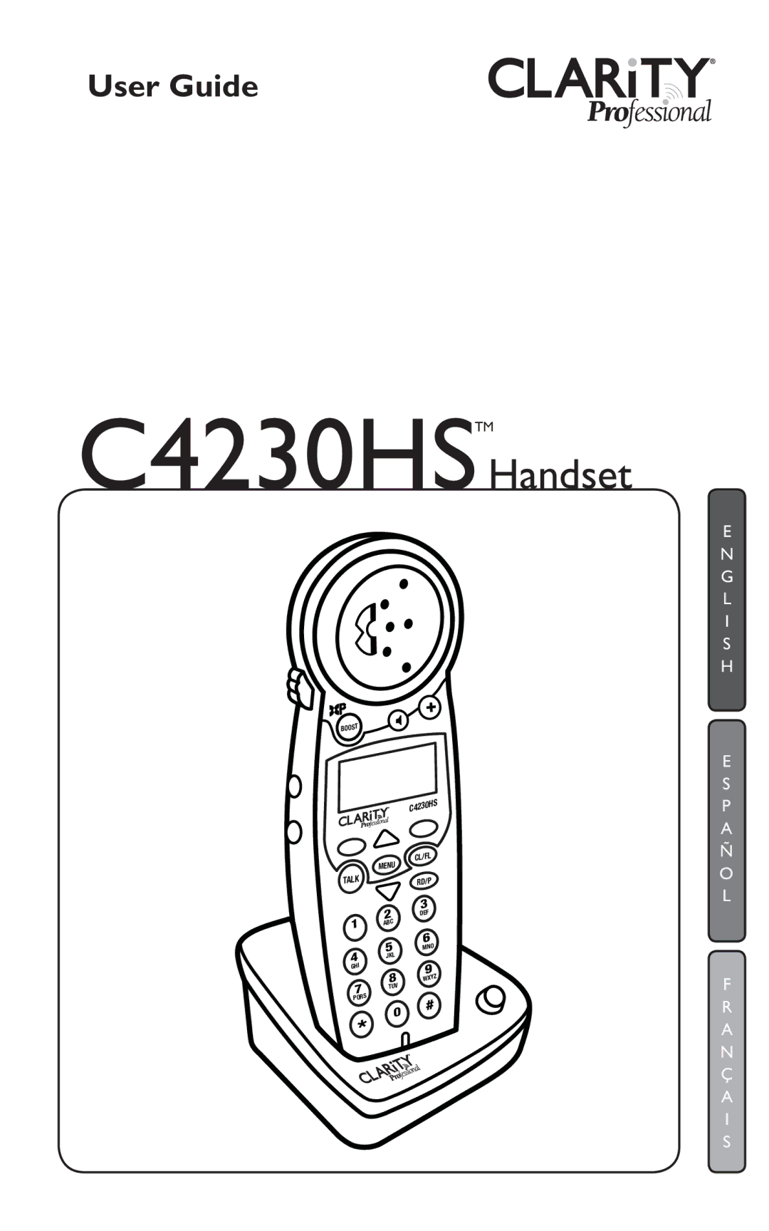 Clarity manual C4230HSTMHandset 