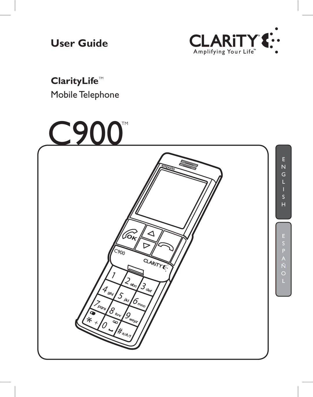 Clarity manual C900TM 