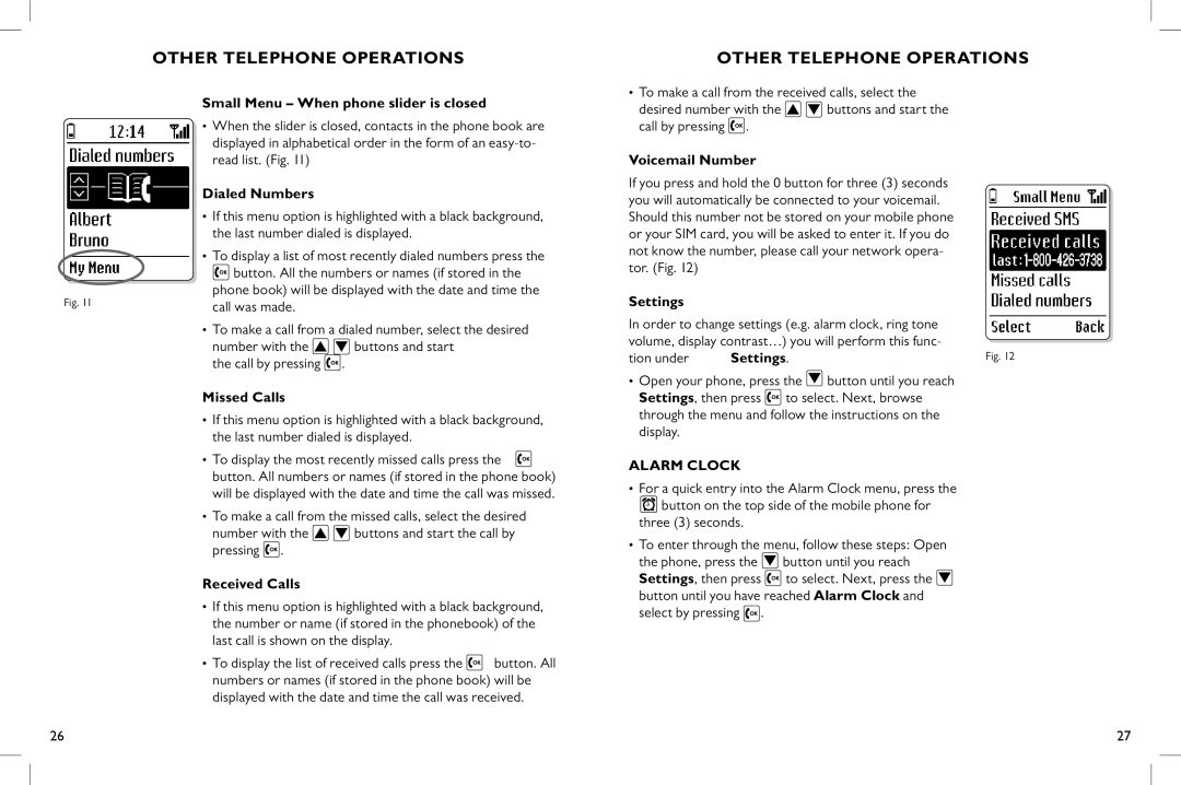 Clarity C900 manual Other telephone operations 