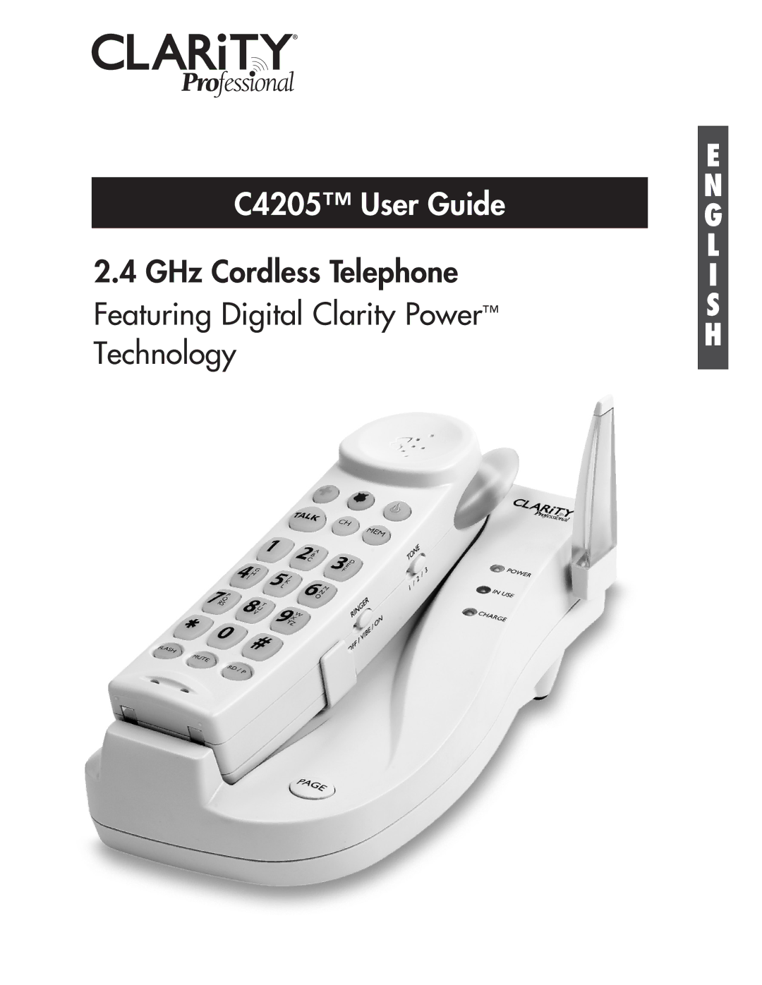 Clarity Cordless Telephone manual C4205 User Guide 