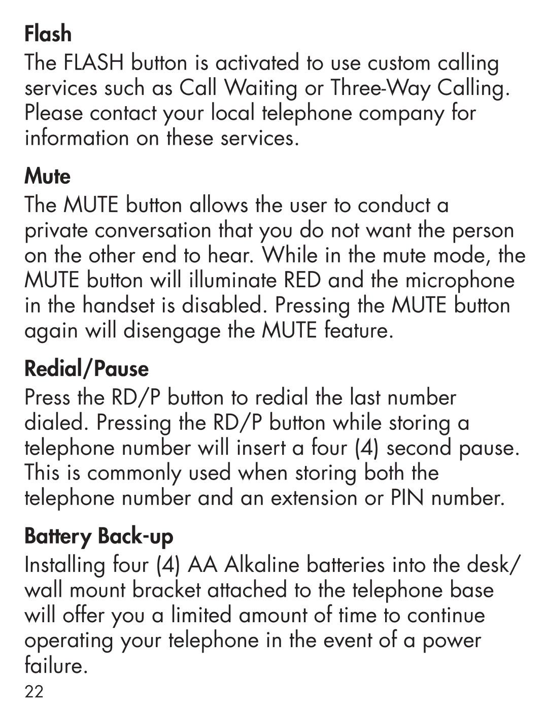 Clarity Cordless Telephone manual 