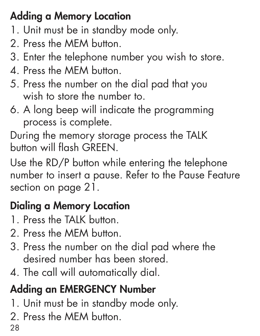 Clarity Cordless Telephone manual 