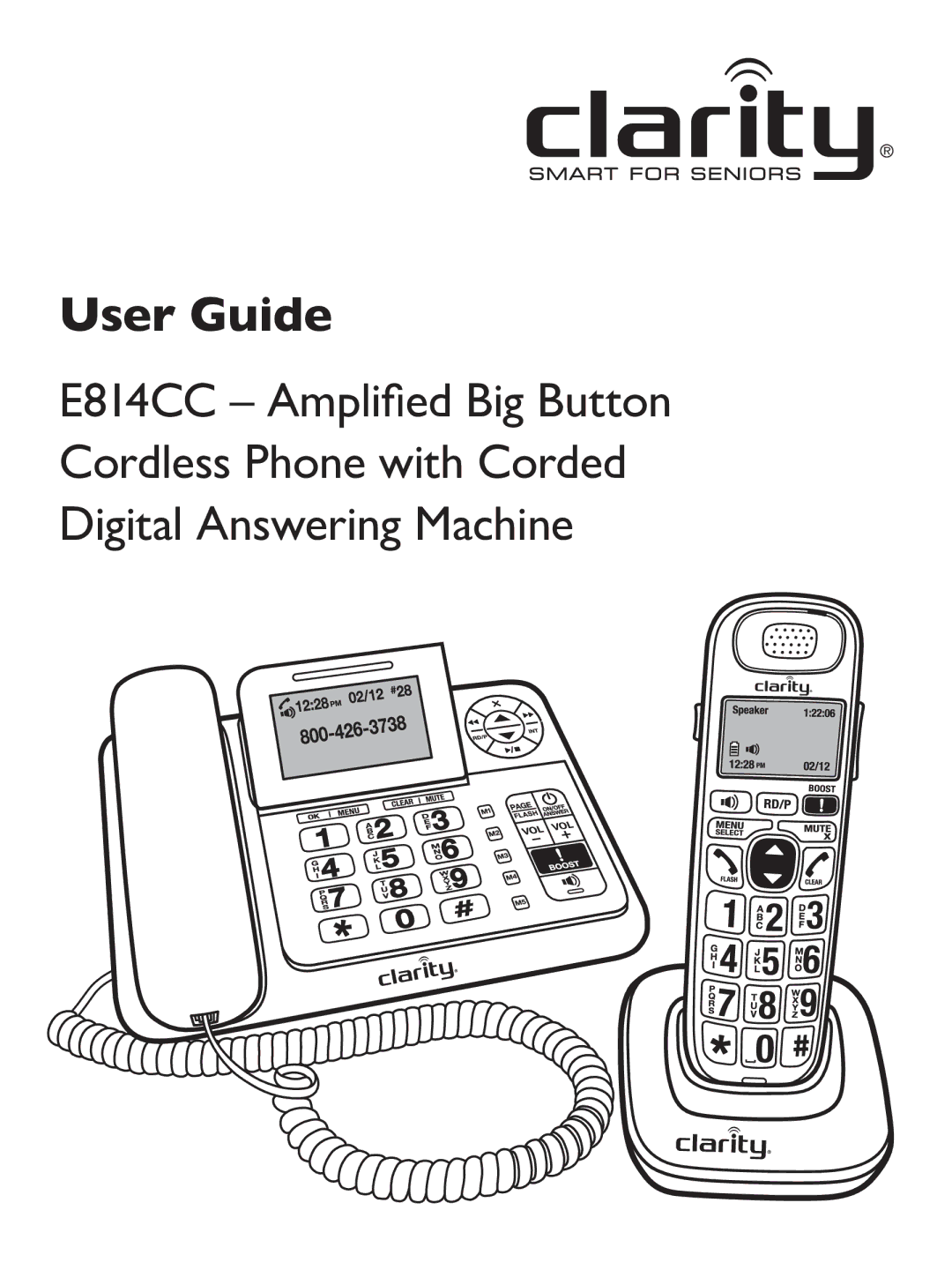 Clarity E814CC manual User Guide 