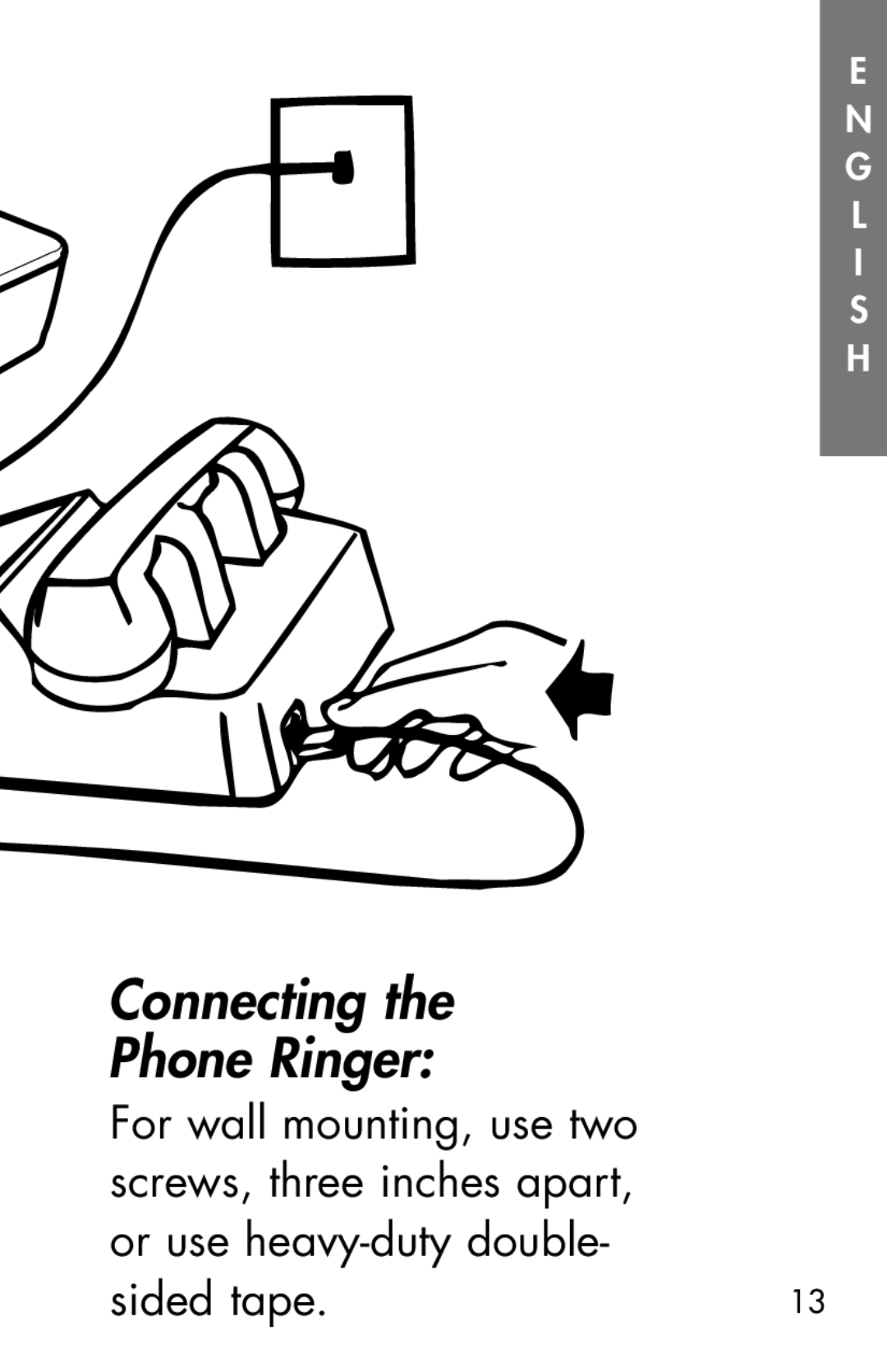 Clarity SR100 manual Connecting Phone Ringer, Xxx 